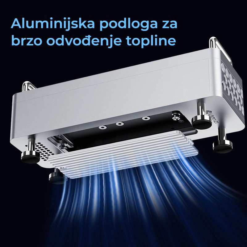 Ulanzi QT03 dokovací stanice – Hliník a aktivní chlazení