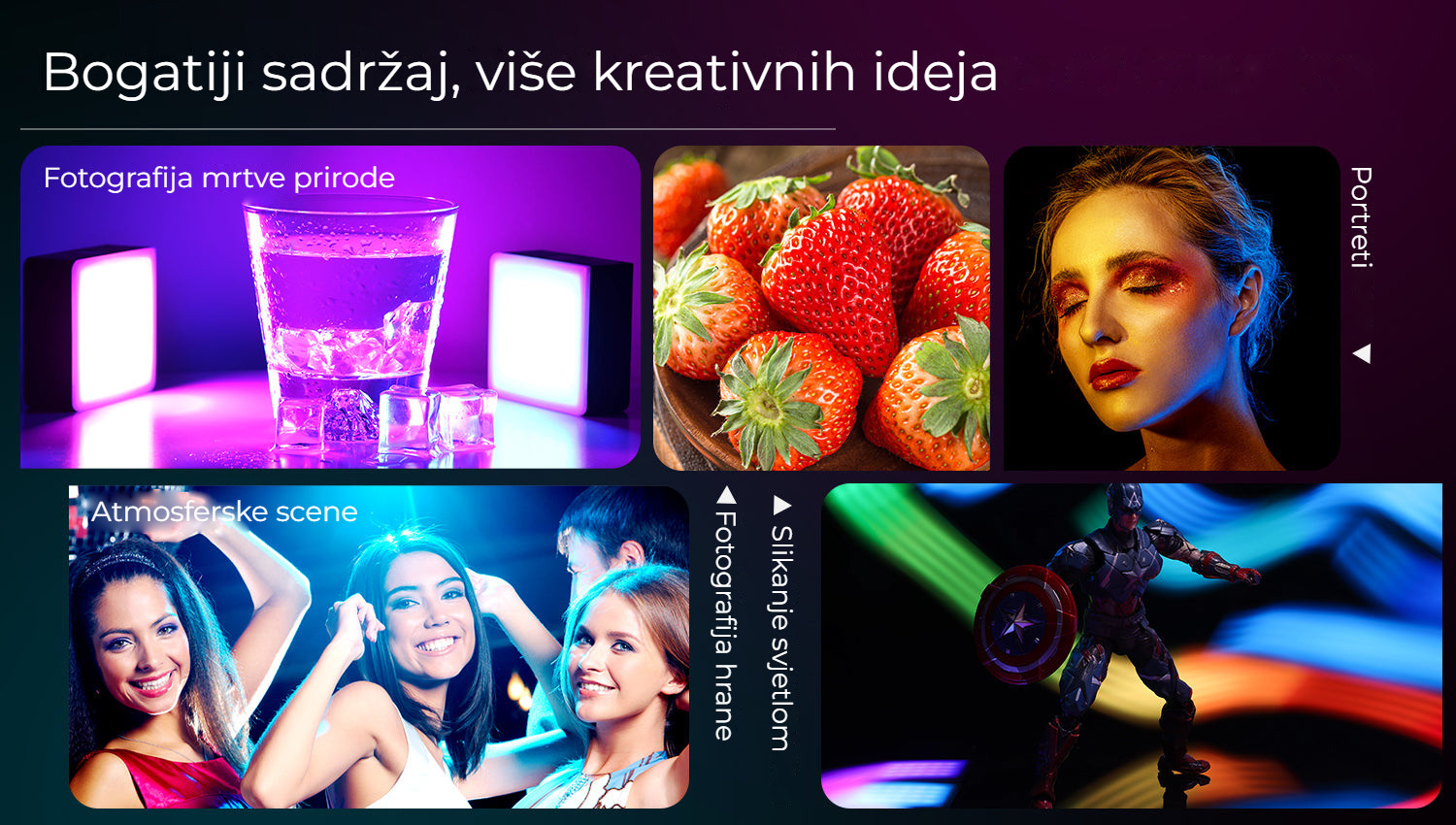 Ulanzi VL49 Pro RGB – Obsah, který vynikne