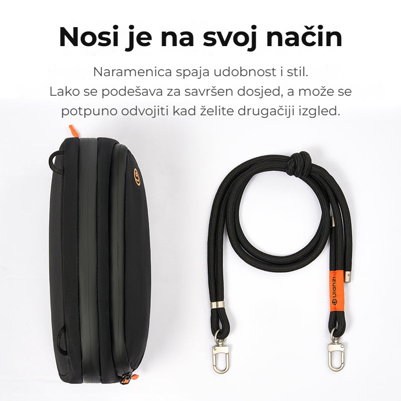 Ulanzi YY08 TechLite Sling Bag černá – Popruh podle sebe