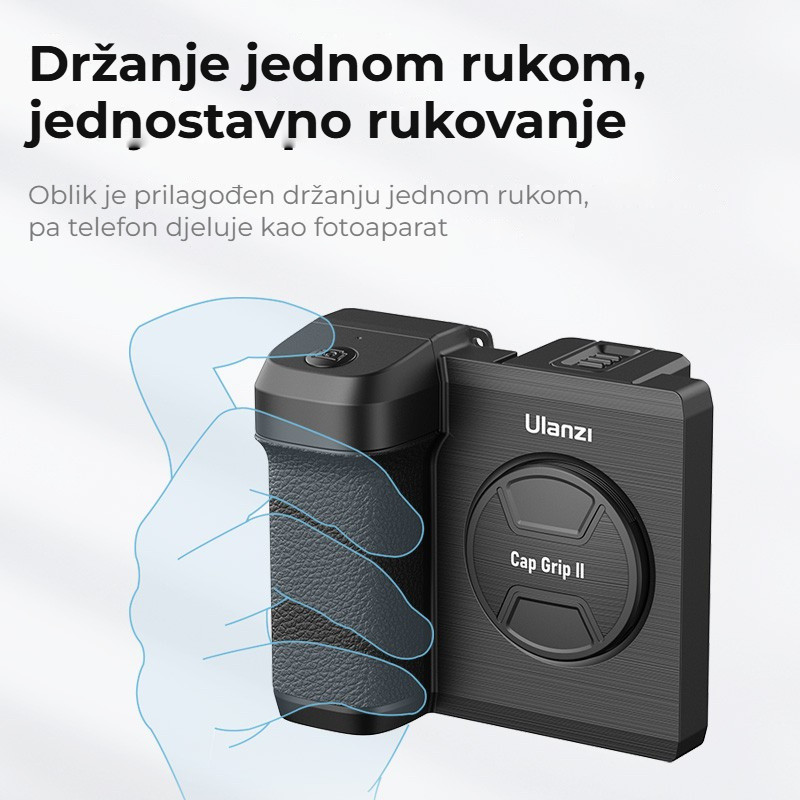 Ulanzi CG01 Bluetooth Smartphone Camera Grip – Držení jednou rukou