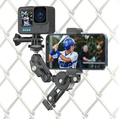 Ulanzi Baseball Fence Mount – Dvě zařízení na jednom místě