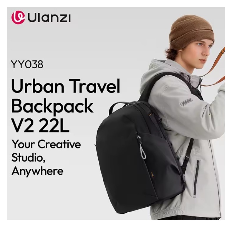 Ulanzi YY038 Urban Travel Backpack V2 22L